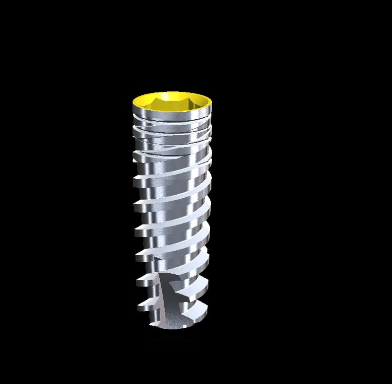 Blue Class implant NP Int. Hex. Dia 3.3mm L 8mm